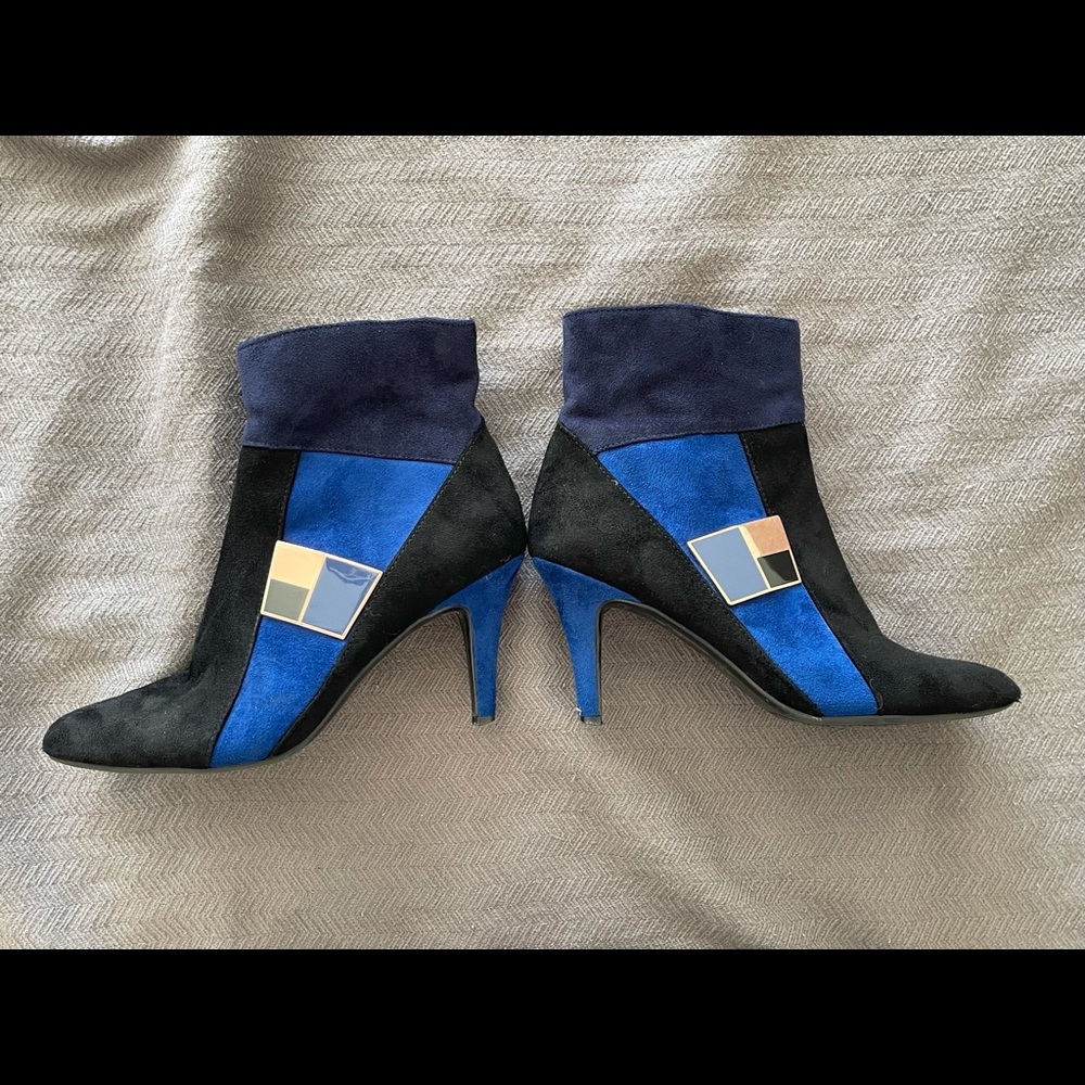 Multicolored Felt Impo Booties - image 1